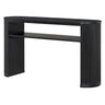 Console Table With Fluted Legs, Open Shelf