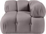Orin - Velvet Performance Fabric Upholstered Modular Corner Chair