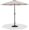 Fiji - Aluminum Patio Umbrella With Round Black Base