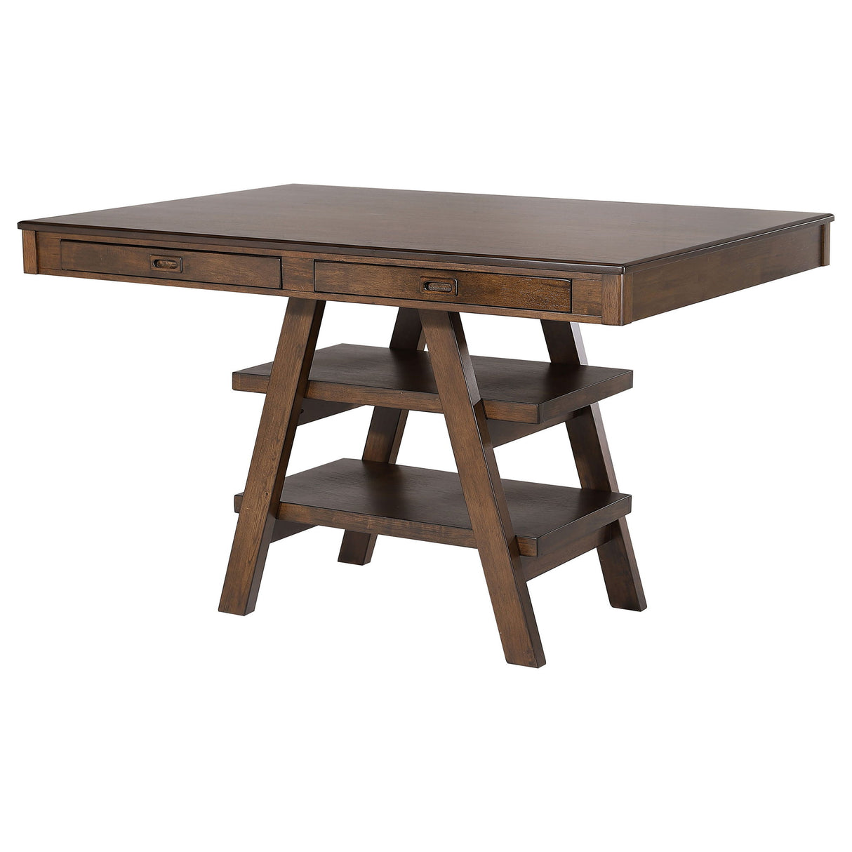 Ferrara - 2 Drawer Counter Height Table - Walnut