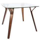 Folia - Square Fabrico 5 Piece Dining Set - Gray