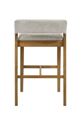 Landyn - 30" Amber Glow Bar Height Rubberwood Barstool