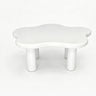 Cloud Shaped Coffee Table With 4 Round Legs