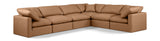 Indulge - Faux Leather 6 Piece Modular Corner Sectional