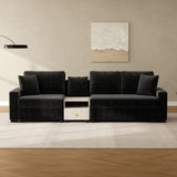 Modular Sofa Couch With Storage Armrest And Center Console