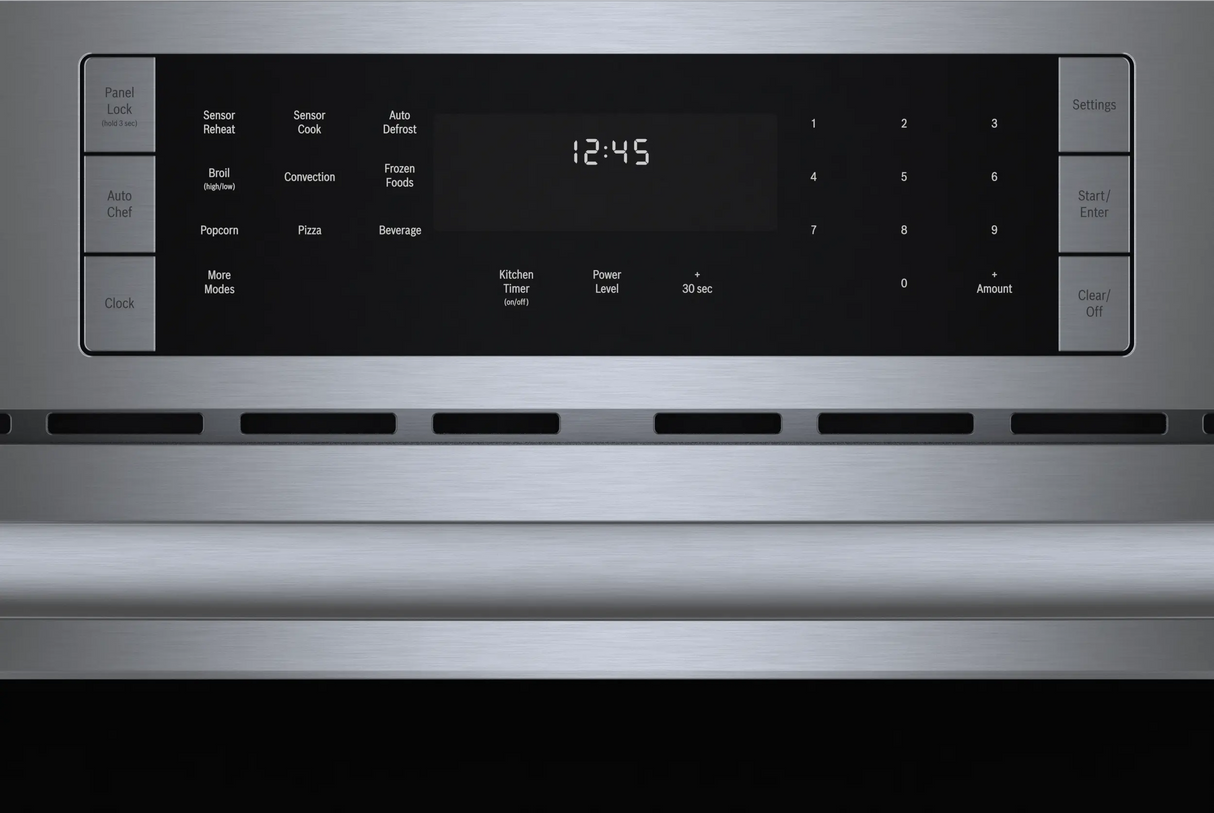 Bosch HMCP0252UC speed oven control panel TFT display