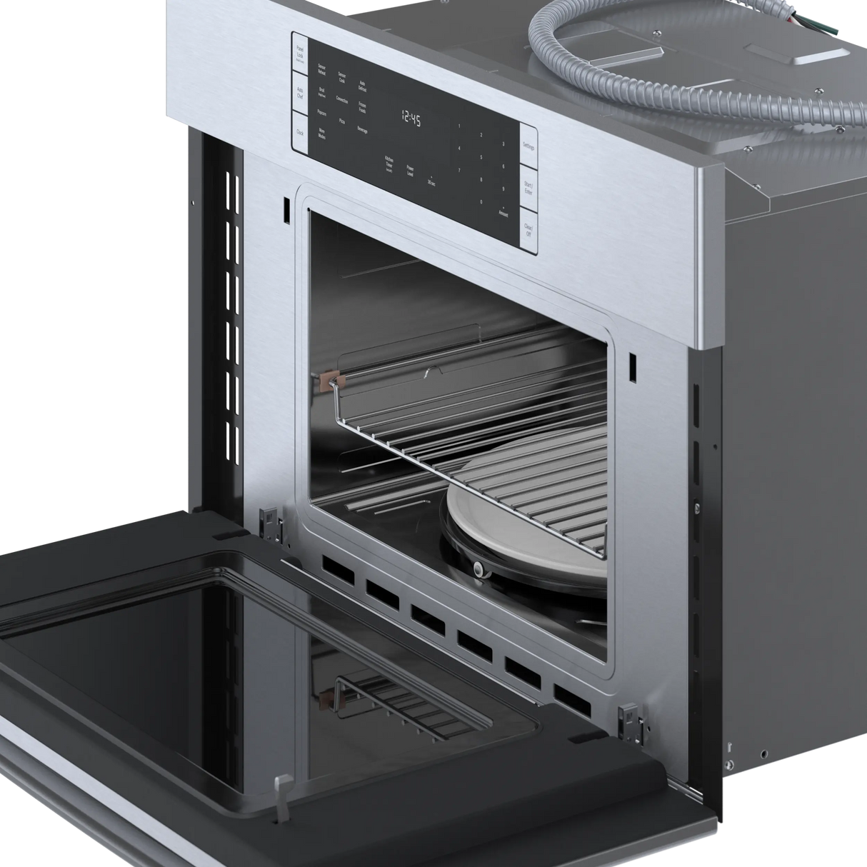 Bosch HMCP0252UC speed oven door open 45 degree angle