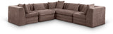 Stellar - 5 Piece Upholstered Modular Sectional