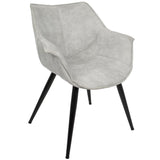 Wrangler - Industrial Accent Chair (Set of 2) - Light Gray
