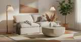 Indulge - Linen 2 Seat Modular Armless Sofa