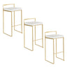 Fuji - Stackable Barstool Set