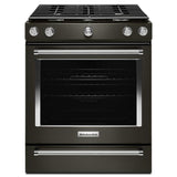 30-Inch 5-Burner Gas Slide-In Convection Range - (KSGG700EBS)