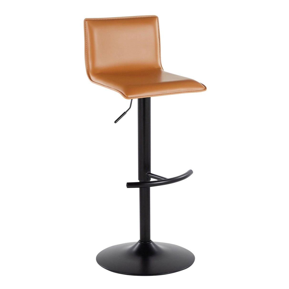 Mara - Adjustable Barstool (Set of 2) - Black Metal