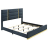 Ines - Fabric Upholstered Panel Bed
