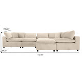Hayward - Modular Sectional Sofa - Ivory