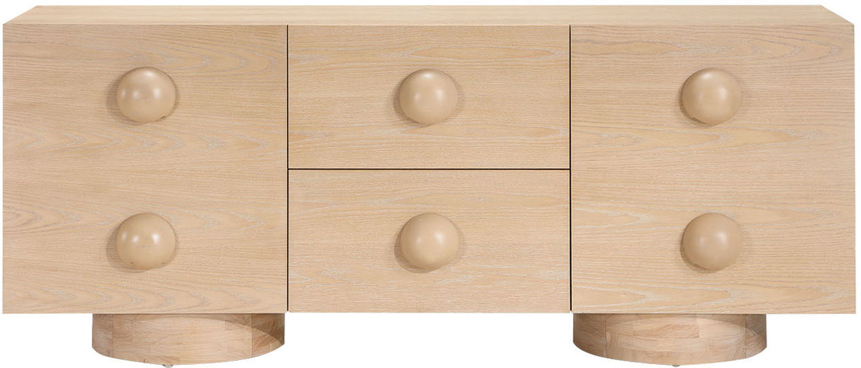 Bubble - Rubberwood with Oak Veneer Sideboard / Buffet