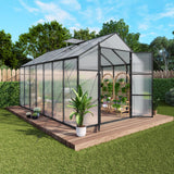 Gain Height Windproof Greenhouse All Season Outdoor Garden Shelter