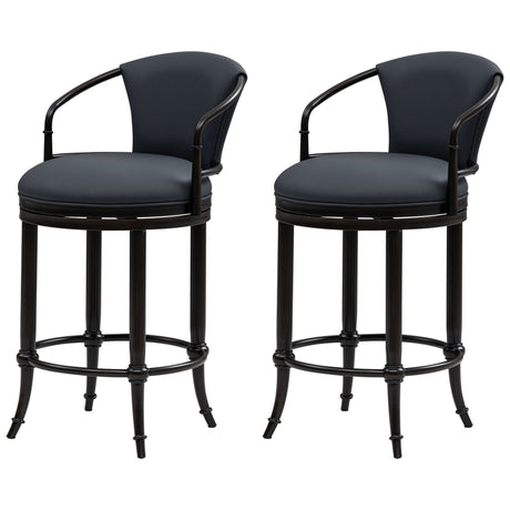 Otis - Upholstered Swivel Counter Height Barstool