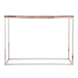 Console Table - Brown / Silver