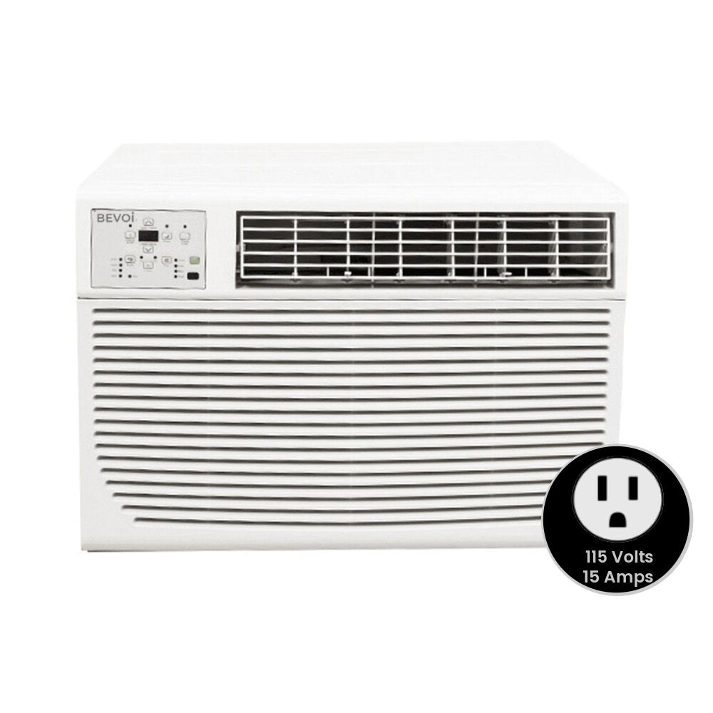 Bevoi 10,000 BTU EasyCool Window Air Conditioner with Remote BEV10WiNMiD | 115V 15A in White