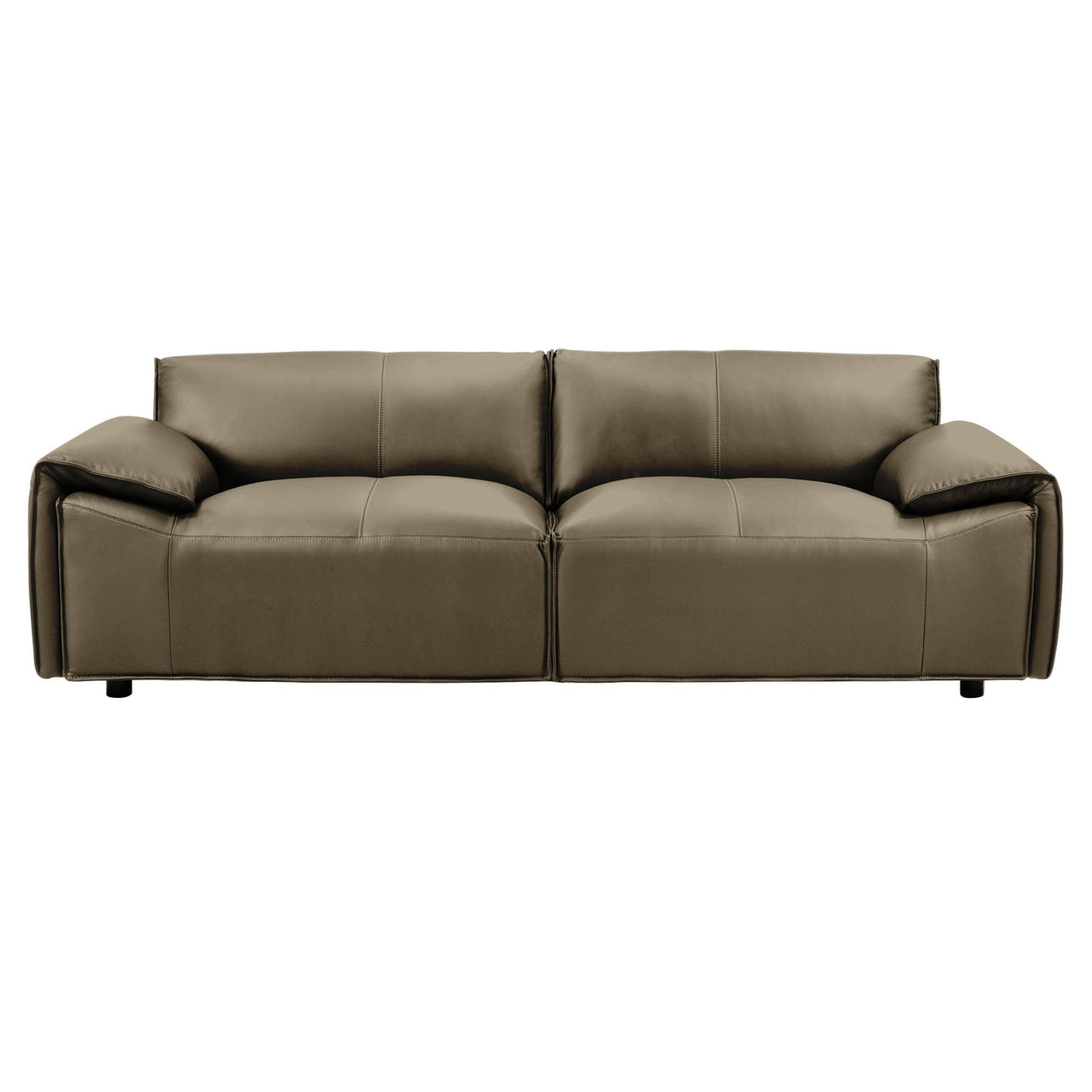 Tanner - Leather Sofa With Padded Arms