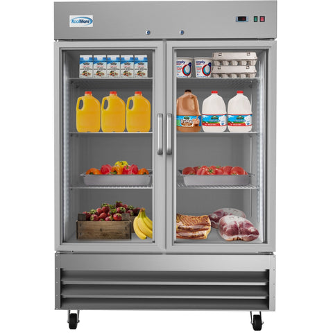 54 in. Two-Door Reach-In Refrigerator - 47 Cu Ft. RIR-2D-GD