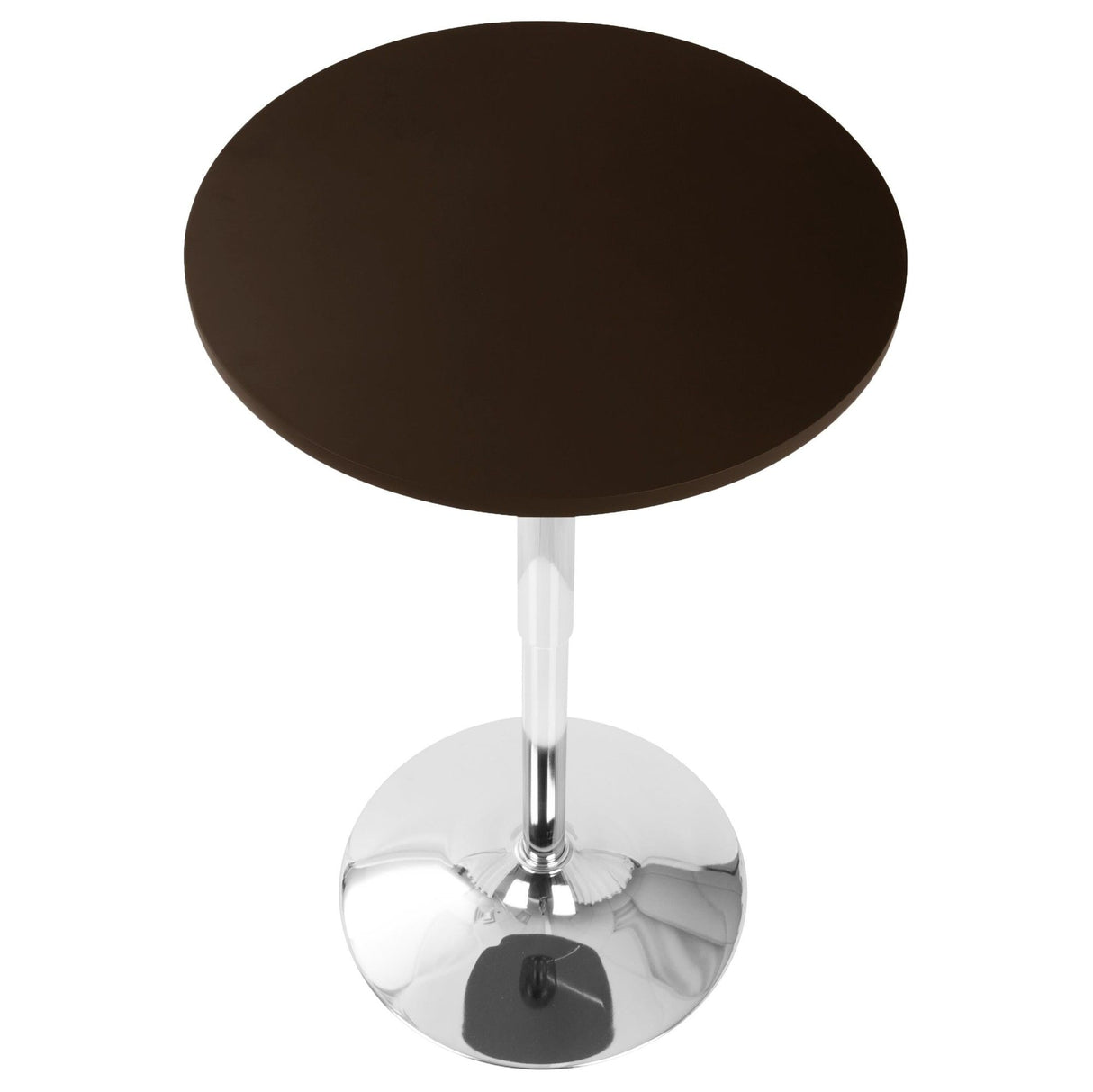 Adjustable Contemporary Bar Table - Brown