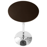 Adjustable Contemporary Bar Table - Brown