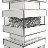 Noralie - Table Lamp - Mirrored & Faux Diamonds