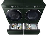 Bespoke 27" Laundry Pedestal with Storage Drawer in Forest Green - (WE502NGUS)