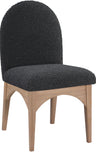 Waldorf - Boucle Dining Side Chair With Natural Legs