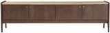 Veya - 71" Genuine Marble And Mango Wood Media Console