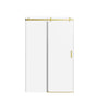 Frameless Single Sliding Shower Door, Sgcc Tempered Glass, Reversible
