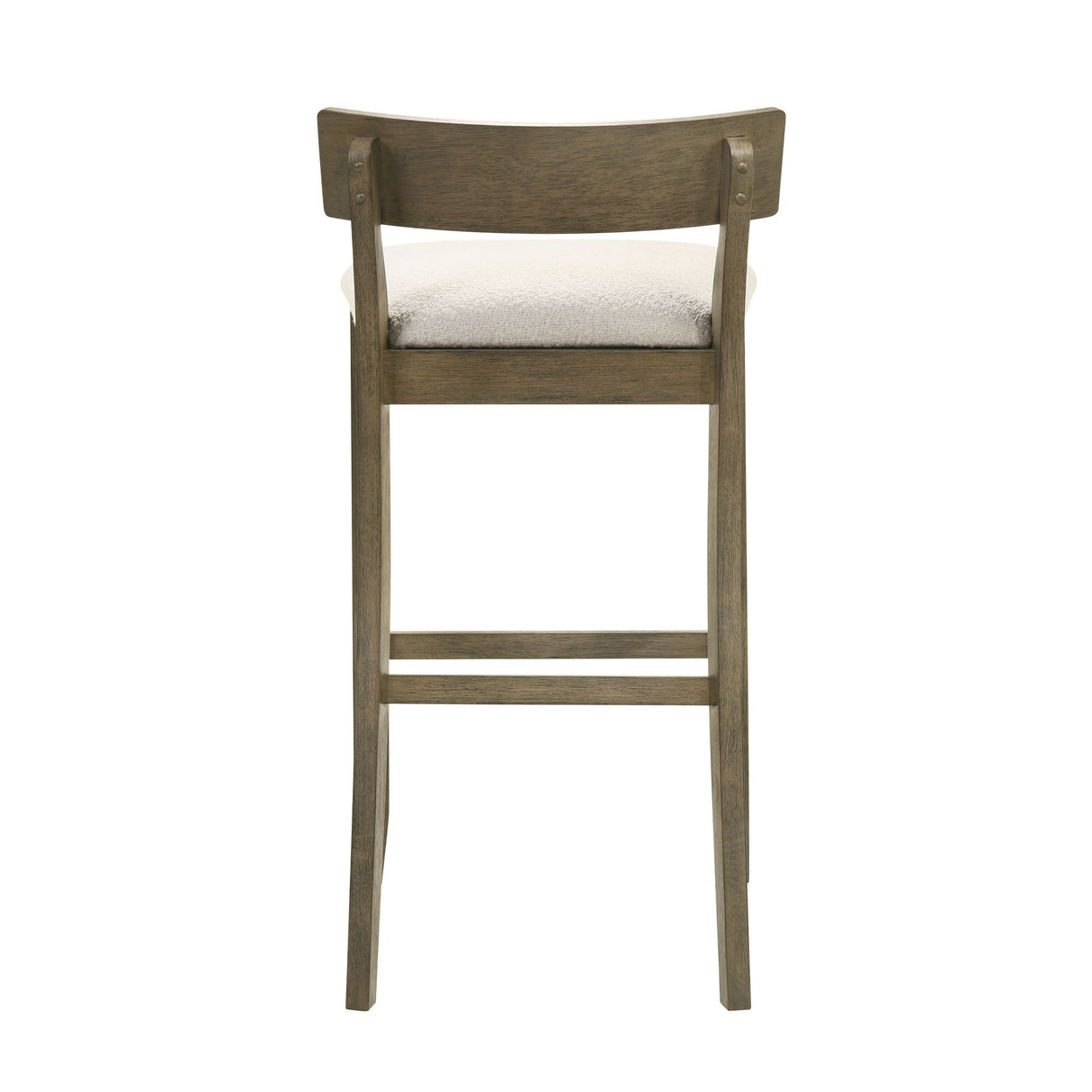 Merie - Modern Transitional Wood Bar Height Kitchen Bar Stool