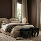 Altair - Fabric Bench - Black Base