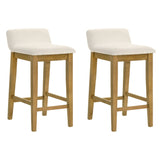 Annikah - Modern Transitional Wood Counter Height Kitchen Bar Stool