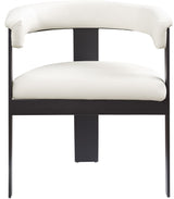 Romeo - Faux Leather Dining Chair With Black Base (Set of 2)
