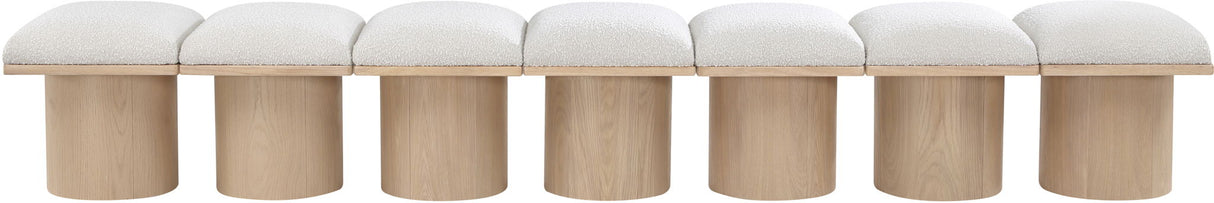 Pavilion - 7 Piece Modular Bench With Natural Base