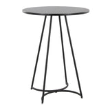 Cece - Counter Table - Black Metal