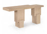 Anzio - Oak Veneer And Solid Wood Console Table