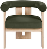 Arienzo - Performance Fabric Upholstered Accent Chair - Natural Base