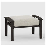 Modern All-Weather Ottomans With Cushions (Set of 2)