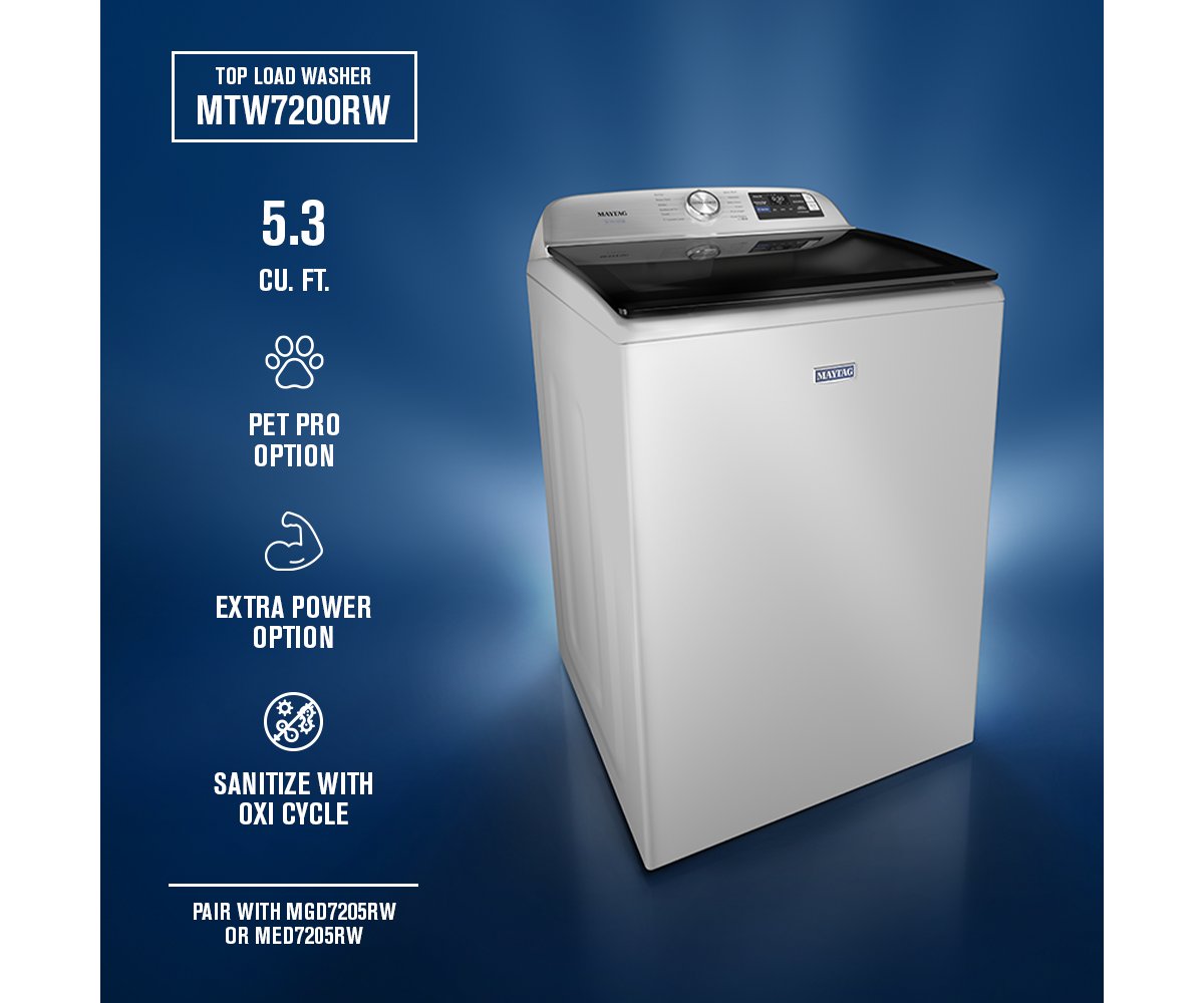 Maytag MTW7200RW Pet Pro feature
