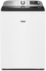 Maytag MTW6200RW 27 inch 5.3 cu. ft. smart top load washer in white - front view