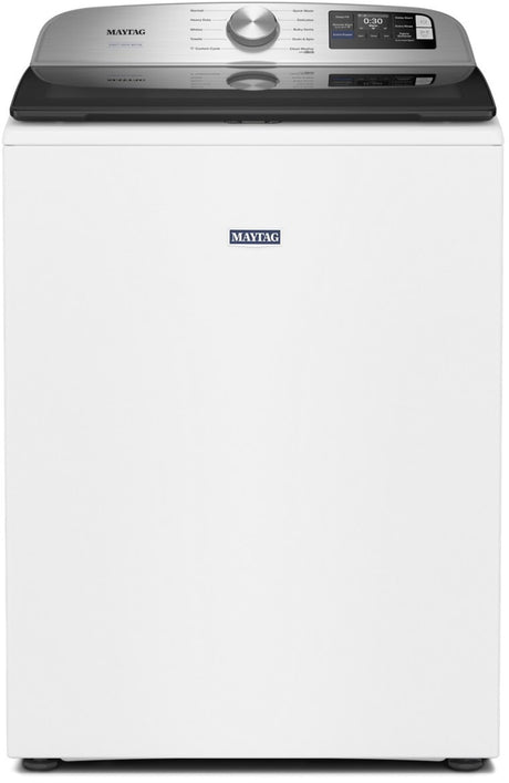 Maytag MTW6200RW 27 inch 5.3 cu. ft. smart top load washer in white - front view