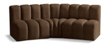 Arc - Velvet 3 Piece Modular Corner Sofa
