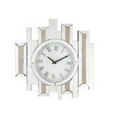 Ornat - 22" Wall Clock - Faux Square Diamonds