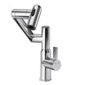 Bathroom Sink Faucet With Spray Function And Temperature Display, Anti Skid Switch, 360 Degree Rotary