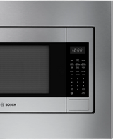 Bosch HMB30155UC built-in microwave oven control panel detail
