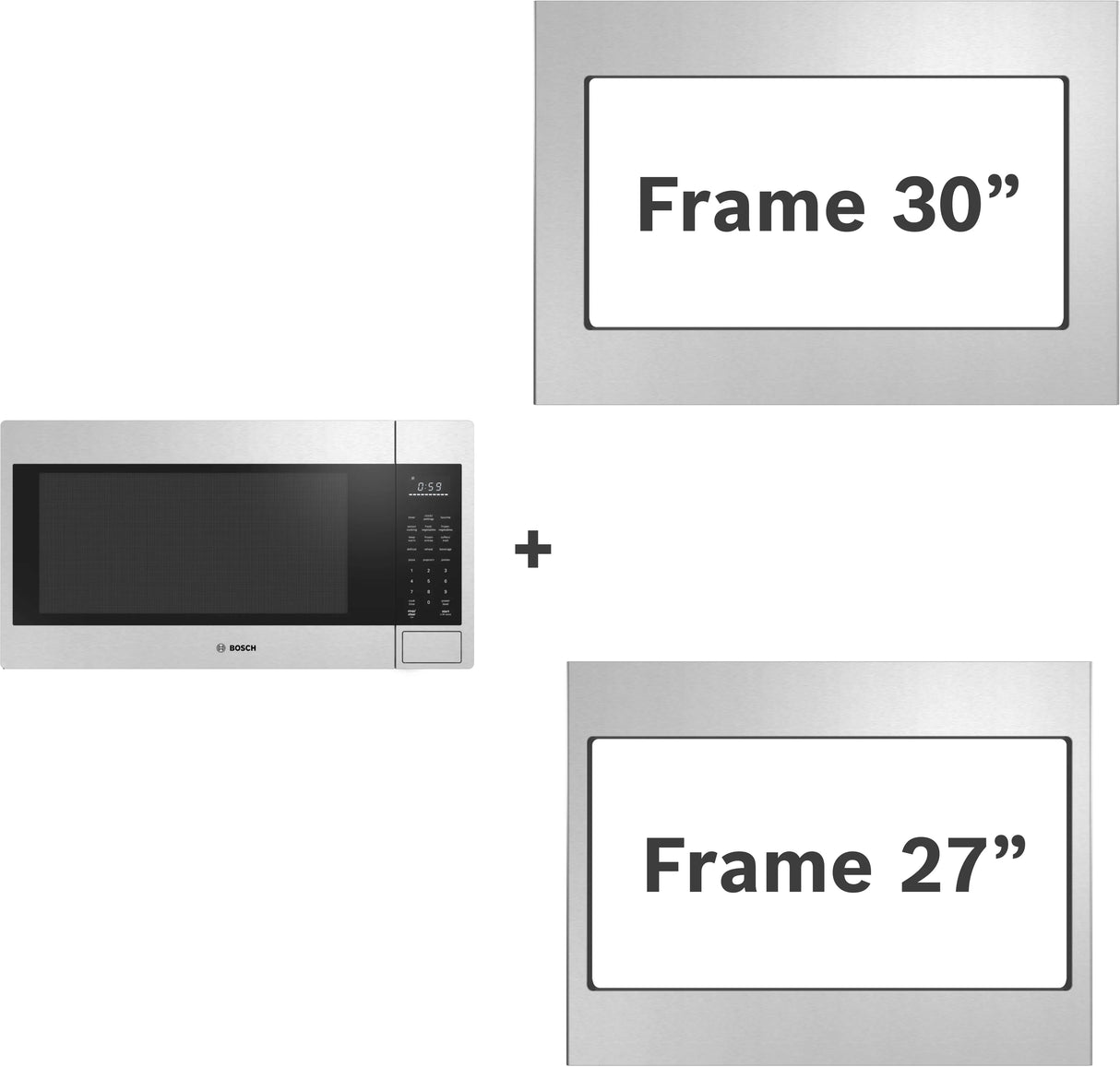 Bosch HMB30155UC built-in microwave oven additional detail view
